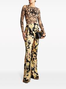 ETRO Wikkelrok met bloemenprint - Zwart