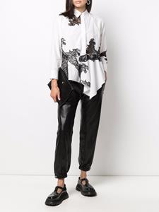 alexandermcqueen Alexander McQueen Leren broek - Zwart