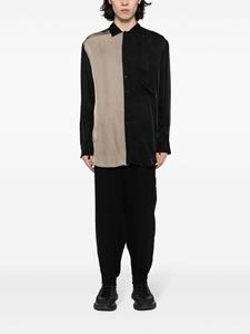 yohjiyamamoto Yohji Yamamoto Trainingsbroek met verlaagd kruis - Zwart
