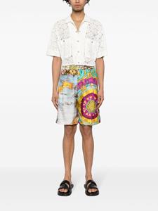 Moschino Zijden shorts met print - Veelkleurig