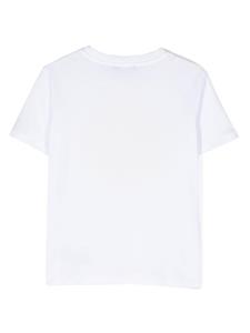 balmainkids Balmain Kids Katoenen T-shirt - Wit