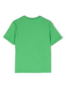 barrowkids Barrow kids Katoenen T-shirt met logoprint - Groen