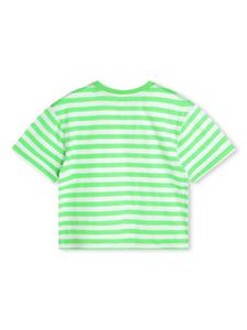 marcjacobskids Marc Jacobs Kids T-shirt met logoprint - Groen