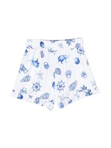Monnalisa Shorts met print - Wit