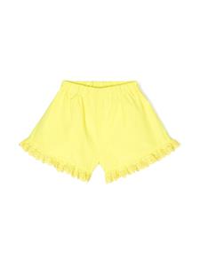 philosophydilorenzoserafinikids Philosophy Di Lorenzo Serafini Kids Broderie anglaise shorts - Geel
