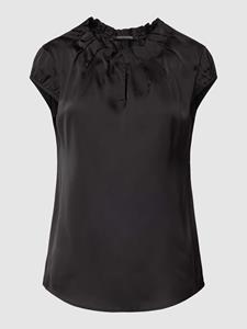 Comma Satijnen blouse met ruches