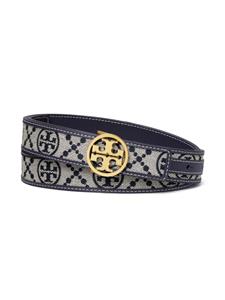 toryburch Tory Burch 1" Miller riem met T monogram - Blauw