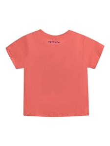 mimitutu Mimi Tutu T-shirt met kat applicatie - Oranje