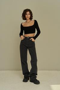 Mai Marla Basic zwarte jeansbroek