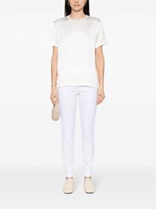 Fabiana Filippi poplin skinny trousers - Wit