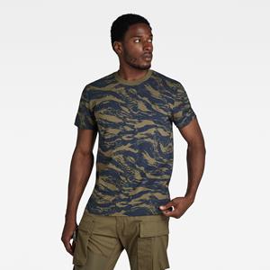 G-Star RAW Tiger Camo T-Shirt - Meerkleurig - Heren