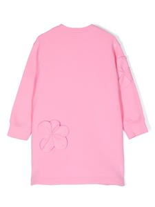 Jnby by JNBY Sweaterjurk met bloempatch - Roze