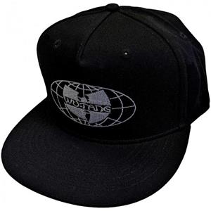 Wu-Tang Clan Unisex volwassen wereldwijde snapback cap One Size zwart