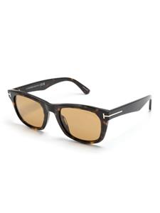 tomfordeyewear TOM FORD Eyewear Kendel zonnebril met vierkant montuur - Bruin