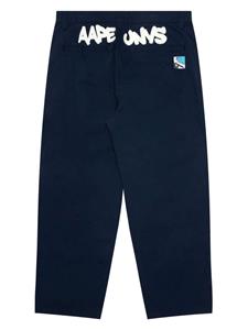 aapeby*abathingape AAPE BY *A BATHING APE Straight broek - Blauw