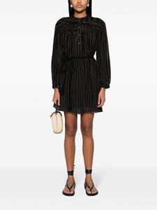 marantétoile MARANT ÉTOILE Gestreepte mini-jurk - Zwart