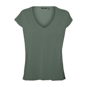 Vero Moda Curve V-Shirt VMFILLI SS V-NECK TEE GA CURVE