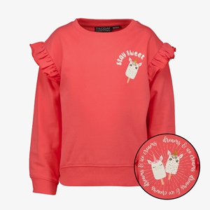 TwoDay meisjes sweater met backprint rood