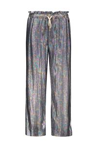 Like Flo Meisjes broek metallic plisse - Oil