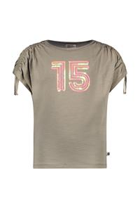 Like Flo Meisjes t-shirt slub - Army groen