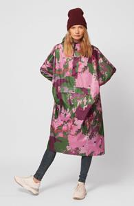 Rainkiss Herren vegan Poncho Digi Spring Camo Rosa