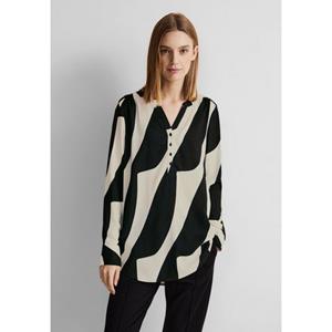 STREET ONE Lange blouse met grafisch patroon