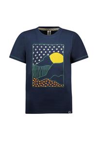 B.Nosy Jongens t-shirt - Gust - Navy blauw