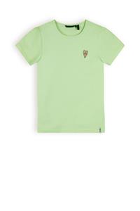 NoNo Meisjes t-shirt basic - Kono - Spring groen