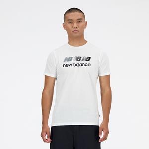 New Balance Hardloopshirt Heathertech - Wit