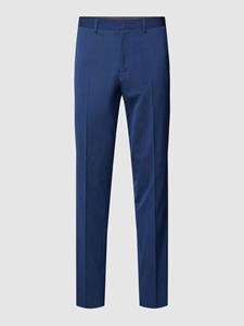 S.Oliver BLACK LABEL Pantalon in koningsblauw met persplooien, model 'Opure'