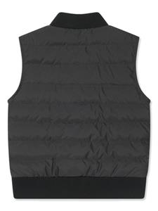 Moncler Enfant logo-appliqué padded gilet - Zwart