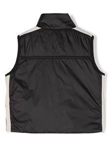 palmangelskids Palm Angels Kids Bodywarmer met logoprint - Zwart