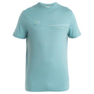 Icebreaker  Merino 150 Tech Lite III S/S Tee Cadence Paths - Merinoshirt, turkoois