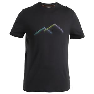 Icebreaker  Merino 150 Tech Lite III S/S Tee Peak Glow - Merinoshirt, zwart