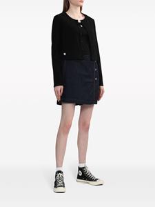 CHOCOOLATE Skorts met wikkelvoorkant - Blauw