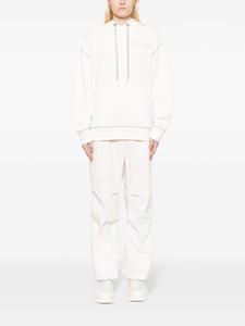 Moncler Hoodie met geborduurd logo - Beige