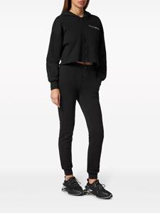 pleinsport Plein Sport Hoodie met rits en print - Zwart