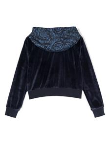 versacekids Versace Kids Jack verfraaid met kristallen en capuchon - Blauw