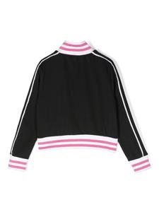 chiaraferragnikids Chiara Ferragni Kids Bomberjack met logoprint - Zwart