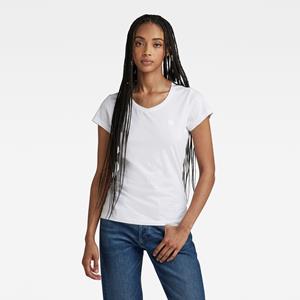 G-Star RAW Eyben Slim V-Hals Top 2.0 - Wit - Dames