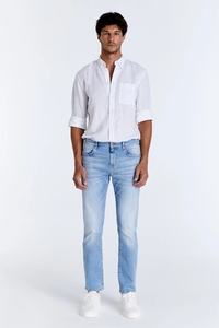 Cup of Joe Lance heren straight-fit jeans light blue