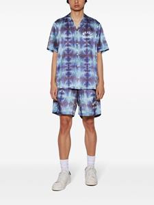 Nahmias Shorts met tie-dye print - Blauw