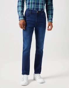 Wrangler Larston heren slim-fit jeans night shade