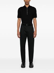 Lardini Chino met toelopende pijpen - Zwart