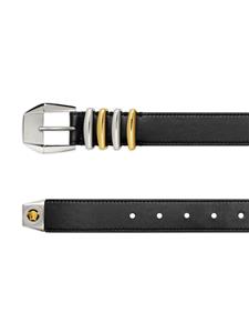 Versace Leren riem - Zwart