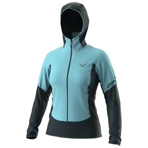 Dynafit  Women's Traverse Alpha Hooded Jacket - Fleecevest, turkoois