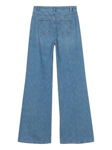 TWINSET High waist flared jeans - Blauw