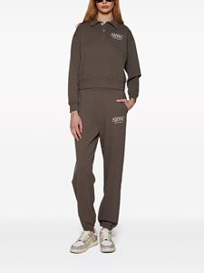 sporty&rich Sporty & Rich Upper Easy Side poloshirt - Bruin