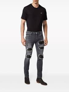 philippplein Philipp Plein Gerafelde jeans - Zwart
