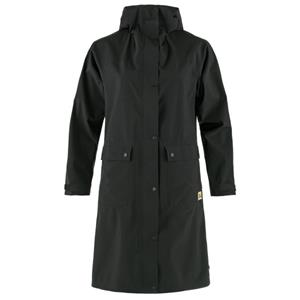 Fjällräven Sweatshirt FJÄLLRÄVEN Vardag Rain Parka W Schwarz